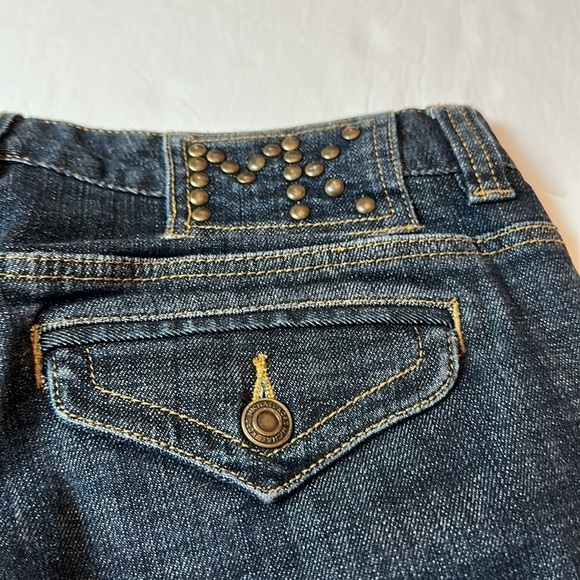 Michael Kors dark denim boot cut low rise jeans - Picture 12 of 12